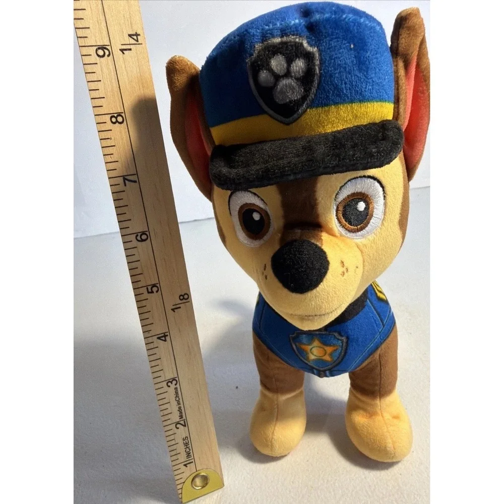 PAW PATROL Spin Master Stuffed Animal CHASE German Shepherd Dog 8" Plush Toy - Picture 7 of 7